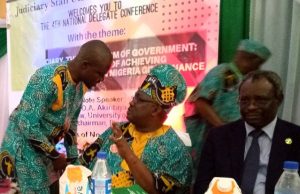 JUSUN Leadership Insists On Financial Independence For Judiciary The National President JUSUN, Comrade Marwan Adamu (middle) discussing with Oyo NLC Acting Chairman, Kayode Martins (left), sitting with them is the Keynote Speaker, Bar. Oluwole Akintayo at the event…