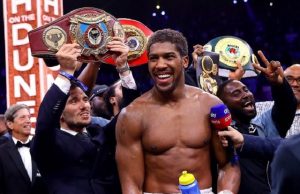 Globacom Celebrates Anthony Joshua’s Victory Anthony Joshua...after his victory...over the weekend...