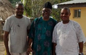 Eagle F&D Lounge Opens For Business In Ibadan L-R: Femi Atoyebi, Taiwo Adisa and Ademola Babalola at the event...on Sunday...