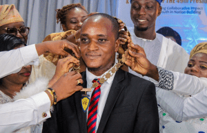 Here Comes New President For JCI Lagos Metropolitan …2021 Local Oganisation's President, Ayodeji Akinwande during his investiture as the President of Junior Chamber International Metropolitan in Lagos…