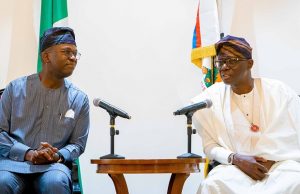 All You Need To Know About How Sanwo-Olu Celebrated Abiru’s Victory Senator-Elect, Tokunbo Abiru, left, with Lagos' Governor Babajide Sanwo-Olu...