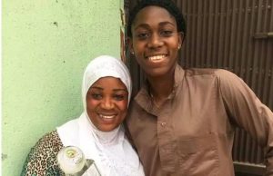 Oshoala Dedicates Brace To Late Mum ...Asisat Oshoala, right, with her late mother...