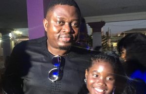 Photos: When Muyiwa Ademola Led Others To Grace The Official Launch Of Abebi Movie ...Muyiwa Ademola, with the talented child-star, Fisayo Amodemaja...at the event...