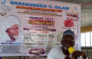 Nigeria Needs Leaders That Will Make People Centre Of Policy – Prof Olagoke, Islamic Cleric Professor Sabit Olagoke Ariyo...during the media parley...