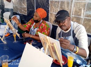 IMG20210117160935390 | PM Parrot Engr and Alhaja Adebisi displaying their painting skills