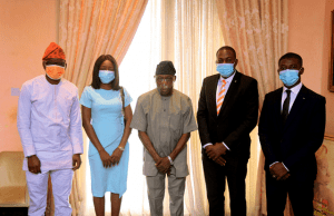 Obasanjo Hails JCI For Keeping Hope Alive In Africa …JCI Advisor for Africa and Middle East, JCI Senator Jide Adeyemi; Chairperson, Conference Organising Committee, JCIN Amb. Oluwatoyin Atanda; Former President, Federal Republic of Nigeria, Chief Olusegun Obasanjo; National President, JCI Nigeria, JCIN Amb. Abiola Olorunnisola and Chairman, Africa and Middle East Development Council, JCI Senator Rasheed Adeniyi at the Africa and The Middle East National Presidents meeting held recently...