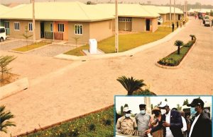 Badagry Hosts Sanwo-Olu As He Commissions 110-Bed Maternity Home Lagos' Governor Babajide Sanwo-Olu and others (inset) at the event in Badagry...