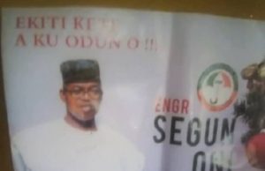 2022 Guber: Why Posters Of Segun Oni Surfaced In Ekiti – Associate ...Engineer Segun Oni's poster...on Ekiti street...