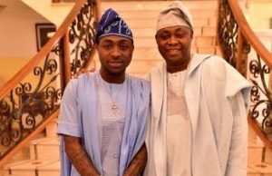 Davido Reveals How His Dad Used To Work At A US Fast-Food Restaurant ...Davido, left, with his Dad...