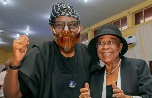First Lady SAN, Folake Solanke Turns 89, Celebrated By Akeredolu ...Governor Oluwarotimi Akeredolu, with Chief Mrs Folake Solanke...at the event...