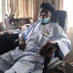 Dr Victor Omololu Olunloyoposes for PMParrot at 86on Wednesday