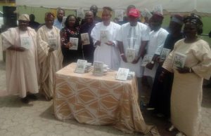 Why Yoruba History Must Be Documented Properly – Renowned Historian …Standing in the middle is the author of the book, Prince Adelegan Adegbola; to his right is Barrister O. J. Irabor, the first former Vice President of the Nigerian Bar Association (NBA) in Nigeria and his amiable wife who doubled as the Chairman for the Book Launching; followed by the Book Reviewer, Professor Adisa Ogunfolakan from Obafemi Awolowo University in Ile-Ife, Osun State as well as a Chief from the SOOKO AWODEYI family of Ile-Ife in Osun State at book Launch…