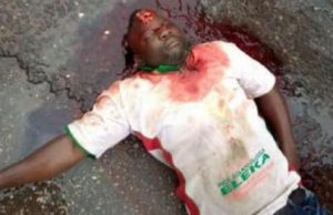 Rival Cult Groups On Rampage In Ikere Ekiti, Five Confirmed Dead, See Gory Images ...one of the victims of the clash...in Ikere Ekiti...