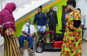 When Makinde’s Wife Gave An Automatic Mobility Machine To Another Physically-Challenged Oyo Worker