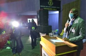 Odumakin: Real Reason OAU Authorities Lifted Ban On Students’ Unionism ...the VC of the Obafemi Awolowo University, Ile-Ife, Prof Ogunbodede Eyitope...delivering his speech at the event organised by human rights' groups...