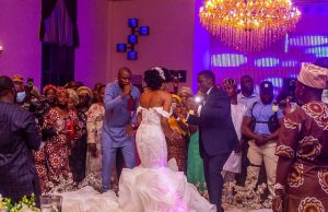 Photos: Makinde, Others Witness The Wedding Of Fakorede, Oyo’s Youngest Commissioner ...Seun Fakorede and his delectable, new wife on the dancing floor...