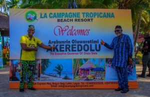 Akeredolu, La Campagne Partner To Further Promote Tourism In Ondo