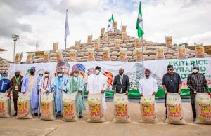 Buhari Hailed By Akeredolu For Promoting Agricultural Development Governors Oluwarotimi Akeredolu, Kayode Fayemi and others at the event...