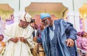 Aregbesola Turns 64, Hailed By Akeredolu ...birthday 'boy', Rauf Aregbesola, left, with Oluwarotimi Akeredolu...