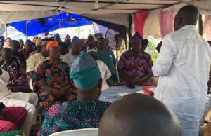 Supreme Court Judgement: Niyi Akintola Hosts Oyo ALGON Members Chief Adeniyi Akintola, right, addressing ALGON Members...on Tuesday...