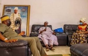 Makinde Pays Sallah Visits To Ladoja, Chief Imam, Others Oyo's Gov Seyi Makinde, left, in the sitting room of Senator Rashidi Ladoja...