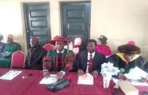 Bible Based Institution Matriculates 223 Students For 2020/2021 Academic Session …the Provost of the College seated in the middle with other top Management Members of the Institution during the 35th Matriculation Ceremony…