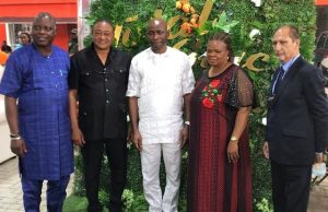Funke Akindele, Odule, Others Witness Mega Oil’s Commissioning In Ajah From the left...Dele Odule, Jide Kosoko and others at the event...