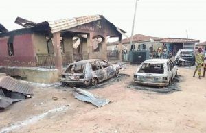 Igangan Attack: Police, Hunters Take Over Town ...completely destroyed...the palace of Igangan town's traditional ruler...