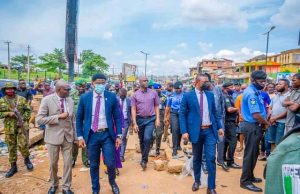 Iwo Road Uproar: Makinde Visits Scene, Vows To Review Park Management System ...Oyo's Gov 'Seyi Makinde...in Iwo Road on Thursday morning...