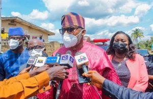 Osun Govt Wades Into Clash Between Masquerades And Muslims, Calls For Calm the Deputy Chief of Staff to the Governor, Prince Abdullah Binuyo...at the scene of the clash on Monday...