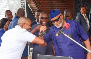 Supreme Court Victory: Akeredolu Hails Judiciary, Says ‘It’s God’s Doing’ ...Ondo's Governor Oluwarotimi Akeredolu, right, celebrating with others on Wednesday...