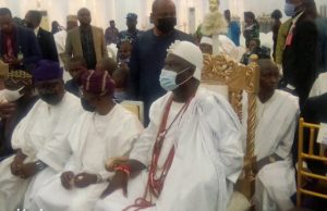 Ooni Hailed By Oyetola As Ife Grand Resort, Industrial Park Is Inaugurated ...the Ooni of Ife, Governor Adegboyega Oyetola and others at the event...