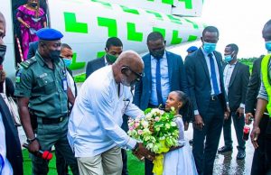 When Green Africa Airways Was Welcomed To Ondo By Akeredolu
