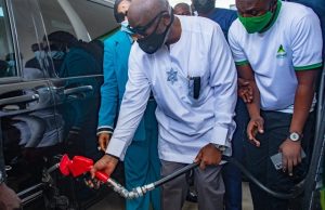 Akeredolu Commissions Ultra-Modern Petroleum Mega Station In Akure, Assures Investors ...Ondo's Governor Oluwarotimi Akeredolu at the event...