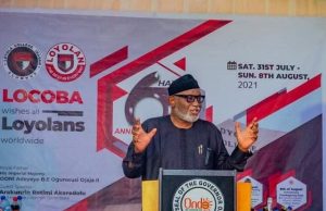 Akeredolu Identifies Why Nigeria’s Constitution Must Be Redefined ...Ondo's Governor Oluwarotimi Akeredolu...delivering his powerful speech at the event...