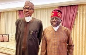 The ‘Kabiyesiness’ In Buhari, Tinubu’s UK Photo By Festus Adedayo President Muhammadu Buhari, left, with Senator Bola Tinubu...in London...