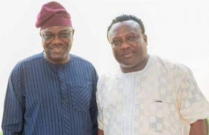 When Adeolu Akande Took To Facebook To Celebrate Saheed Osupa’s Birthday ...Professor Adeolu Akande, left, with the iconic musician, Saheed Osupa...