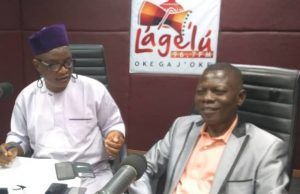 I Remained Neutral During Those Days Of ‘Quarrels’ Between KSA And Ebenezer Obey – Micho Ade Micho Ade, right, with Olayinka Agboola during the Radio Show...