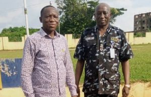 When Retired DIG ‘Leye Oyebade Was Hosted By AIG Mukan Joseph In Osogbo DIG 'Leye Oyebade (Rtd), left, with AIG Mukan Joseph Gobum...during the visit...