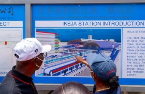 Sanwo-Olu Reiterates Plans To Complete Red, Blue Line Train Projects Governor Babajide Sanwo-Olu, left, inspecting the project...