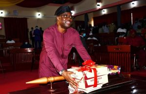 Photos: Images Recorded When Makinde Presented His Govt’s 2022 Budget To Oyo House Oyo State Governor, Seyi Makinde presenting 2022 Budget proposal to the State House of Assembly at the House chamber, Secretariat, Ibadan...on Wednesday...