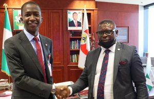 Here Comes Dr George Ekpungu, EFCC’s New Scribe ...the new EFCC scribe, Dr. George Ekpungu, right, with Mr Bawa...