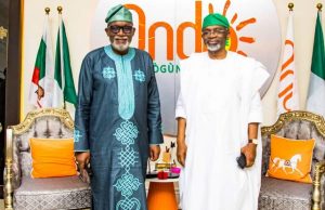 Day Akeredolu Hosted Reps’ Speaker, Gbajabiamila In Ondo Governor Oluwarotimi Akeredolu, left, with Mr Speaker, Femi Gbajabiamila of the House of Reps...
