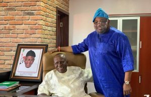 Why I Decided To Join PDP – Dele Momodu ...Dele Momodu, right, at the PDP Headquarters in Abuja...