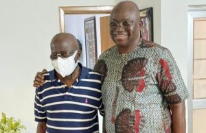 Fayose To Tinubu: Presidency’s Cabal Planning MKO Treatment For You ...Dr Ayodele Fayose, right, with Senator Bola Tinubu...