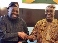 Dele Momodu, El-Rufai, Melaye To Play Prominent Roles In Atiku’s Campaign Council, See Full List ...Aare Dele Momodu, left, with Alhaji Atiku Abubakar...