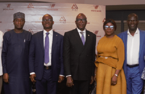 When Wema Bank Hosted High Net-Worth Customers In Northern Nigeria L-R: Founder, Startup Arewa, Mr. Mohammed Jega; MD/CEO, Wema Bank, Mr. Ademola Adebise; Executive Director, North and East, Wema Bank, Chief Emeka Obiagwu; Managing Director, Windowstory Nigeria, Mrs. Helen Uchechukwu, and MD/CEO, Thlala Kolo Limited, Mr. Thlala Kolo at the maiden edition of Wema Bank’s Customer Forum held recently at Transcorp Hilton, Abuja…