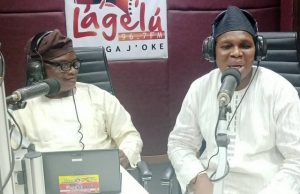 Alao Adedayo, Publisher Of Alaroye Newspaper Talks About His Early Life As A Broadcaster, Reveals Why He’ll Never Join Partisan Politics ...Alagba Alao Adedayo, right, with Olayinka Agboola, during the Radio Show...