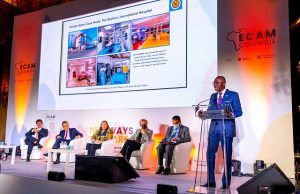 When Sanwo-Olu Joined Others To Attend European Corporate Council And Middle East Summit Governor Babajide Sanwo-Olu of Lagos State...right, during the summit...
