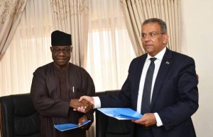Digital Transformation of Services: NIPOST, eGATE Sign MoU L-R: Postmaster General of the Federation and Chief Executive Officer, NIPOST, Dr. Ismail Adebayo Adewusi with the CEO, e-Gate Egypt, Mr. Essam Alsaghir during the signing of agreement on digital transformation of postal services in Abuja on Wednesday...